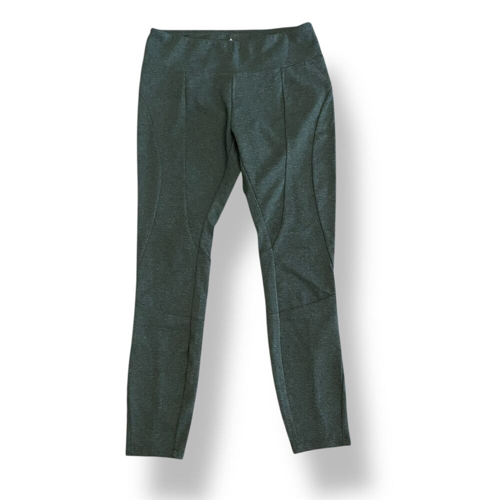 prAna Moto Leggings Women’s XL Charcoal Gray Heather High Rise Yoga‎ Pants
